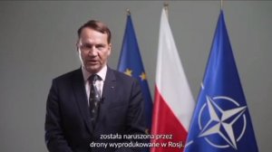 🇵🇱⚔️🇷🇺Российские дроны не отклонялись от курса, а были направлены целенаправленно, — глава МИД П