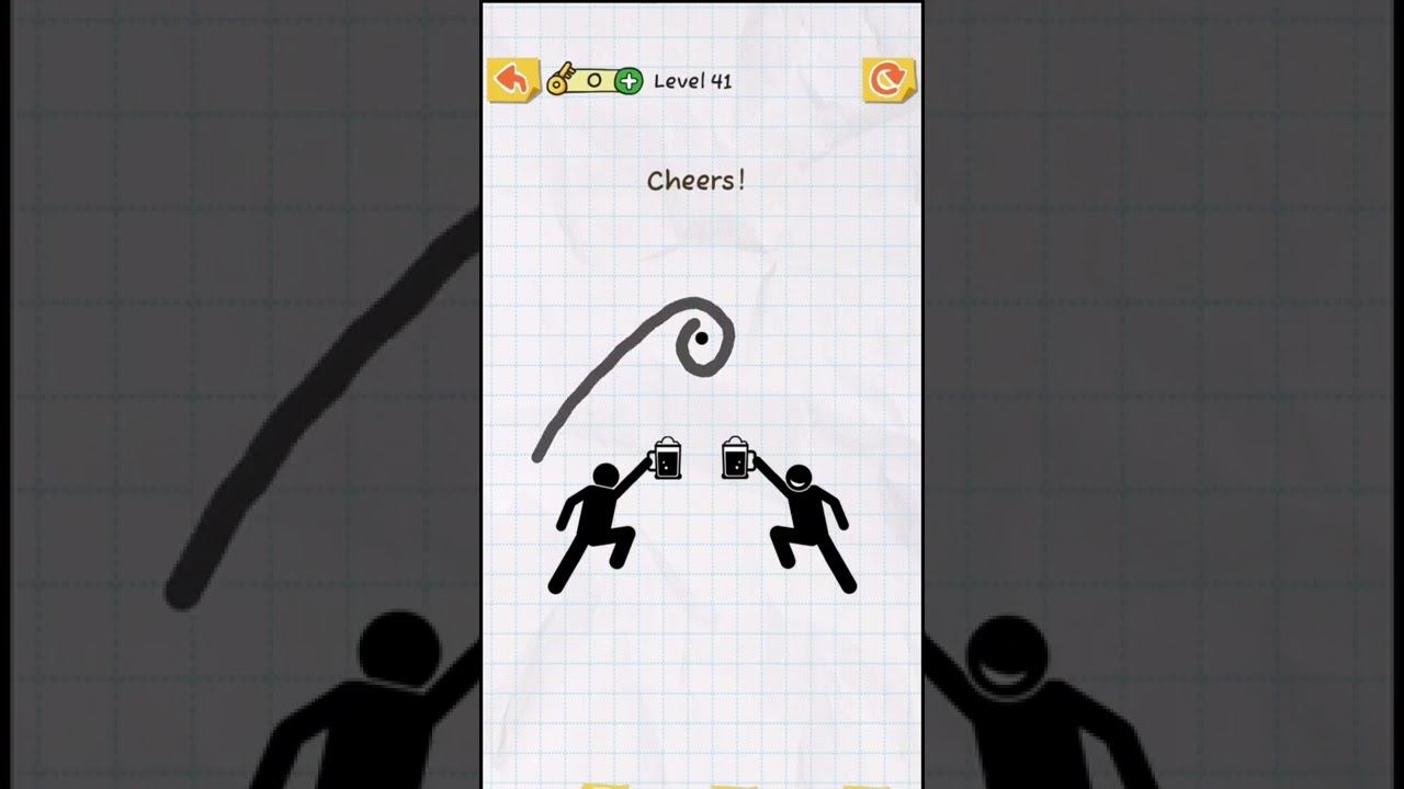 Draw 2 Save 41 level, Cheers! #shorts #shortsdraw2save  #головоломки #решение #ответы
