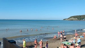Лермонтово море пляж погода наладилась