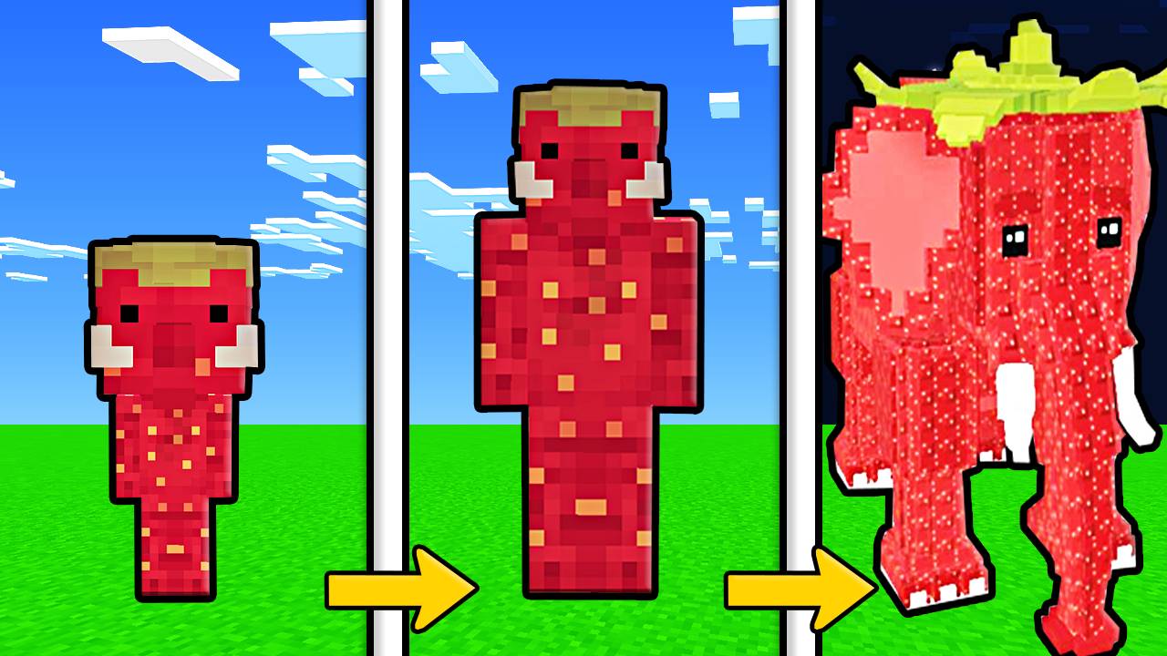 КАК МЕНЯЛСЯ КЛУБНИЧНЫЙ СЛОН УКРАДИ БРЕЙНРОТ РОБЛОКС И ЕГО ЖИЗНЕННЫЙ ЦИКЛ В МАЙНКРАФТ смотреть онлайн