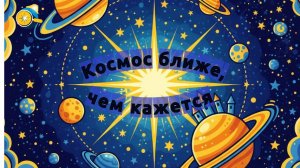 Космос ближе, чем ты думаешь! 5 удивительных фактов