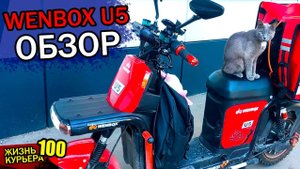 Обзор WENBOX U5⚡ - КУРЬЕРСКИЙ ЭЛЕКТРОСКУТЕР【ЖИЗНЬ КУРЬЕРА 100】#Волгоград #курьер #wenbox #wenboxu5