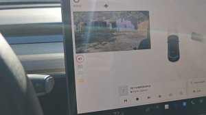 Tesla model Y с прицепом, индикация неисправных фонарей