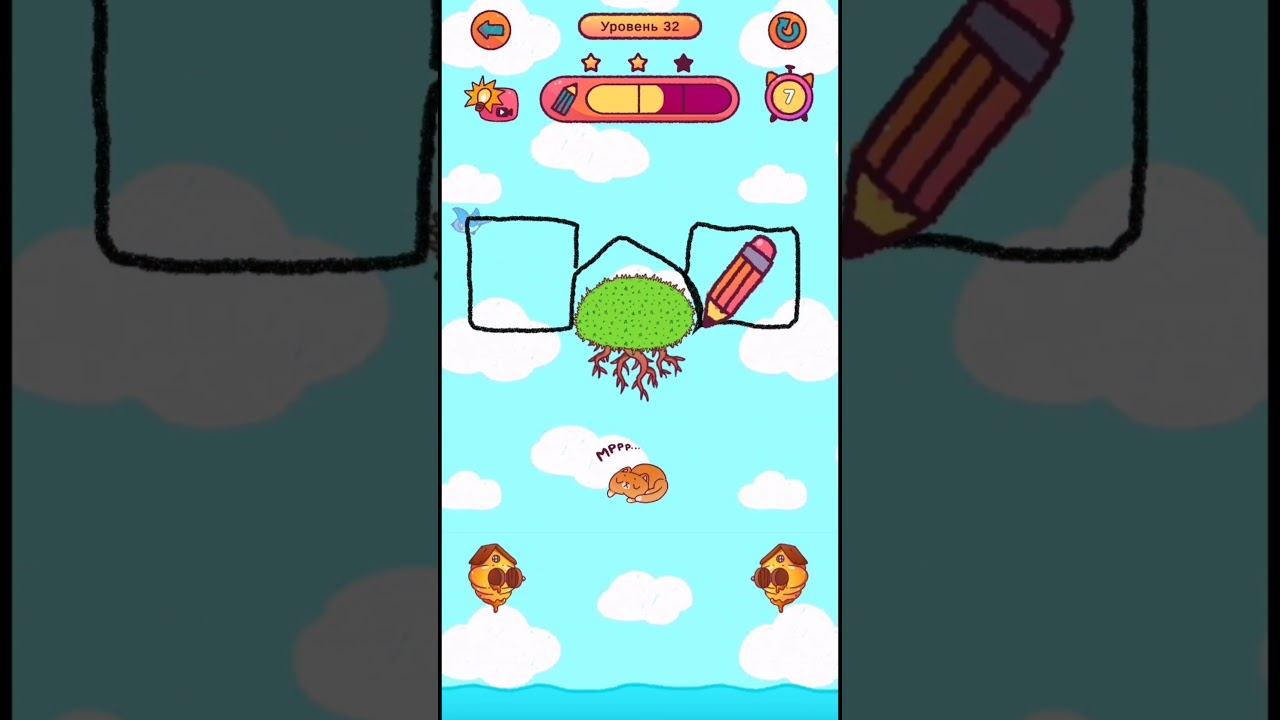 Спаси Симбочку, Save Simbachka level 32 #drawgame #drawshorts #игрырисовалки