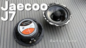 Замена штатной тыльной акустики Jaecoo J7 на DL Audio Python 165 Coax
