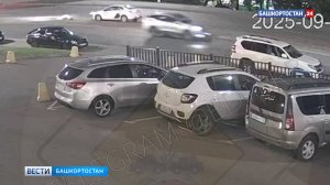 Наезд иномарки на женщину на улице Менделеева в Уфе попал на видео