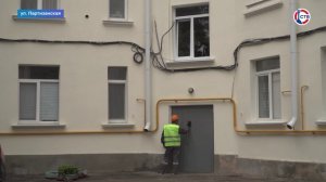 Ремонт фасада дома №9 на улице Партизанской завершили на 40%