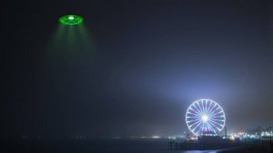 Разные НЛО летят все вместе, Евпатория.