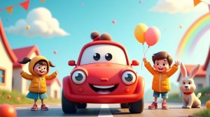 МАШИНКА ЕДЕТ К ДРУЗЬЯМ | ПЕСНИ И МУЛЬТФИЛЬМЫ ДЛЯ ДЕТЕЙ