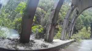 Старая дорога на Красную Поляну, Сочи. 18.10.2017, на мото.