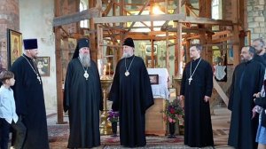 Митрополит ВЛАДИМИР и Архиепископ  САВВА в селе Терновка11.09. 2025 год.