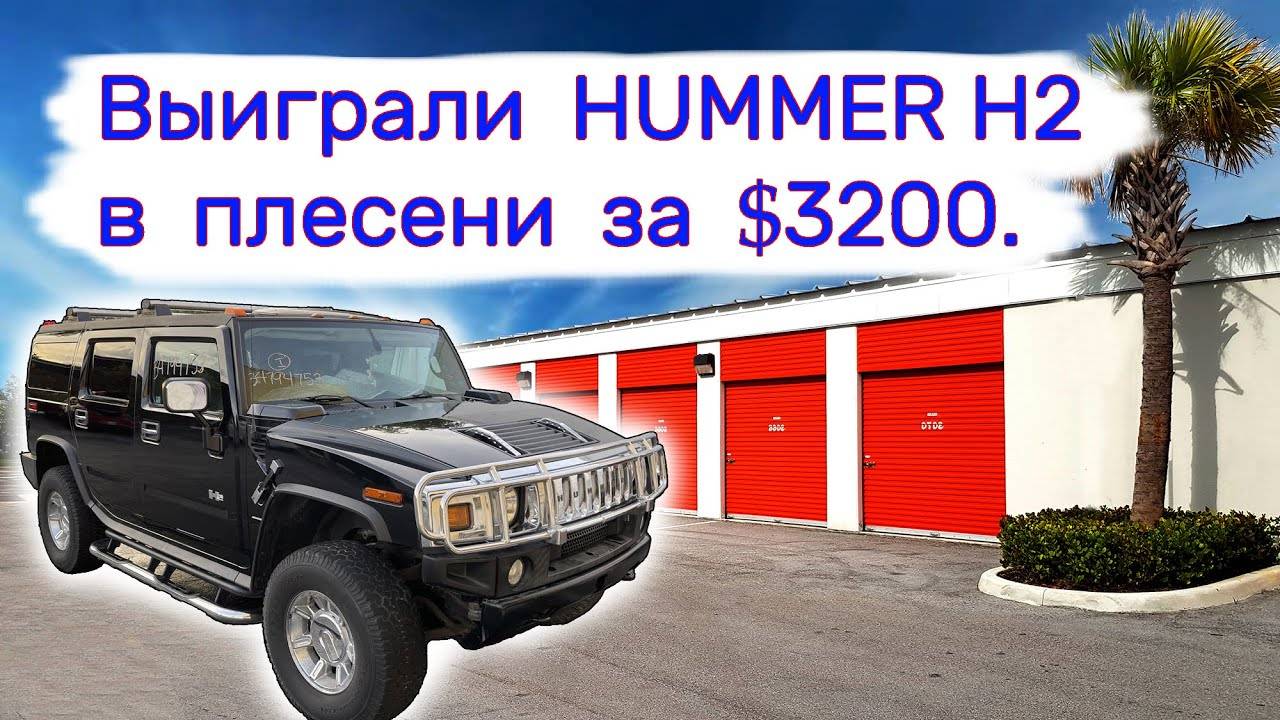 Выиграли Hummer H2 на аукционе за $3200. Утопленный в плесени. смотреть онлайн