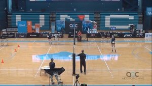 Волейбол Техника Атака с высокой передачи Пример Исправление ошибки "ранний выход под мяч"