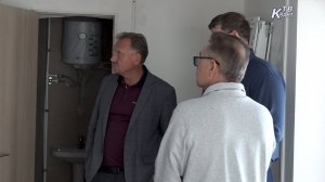 Глава м.о. Зарайск оценил ход работ на ремонтирующимся ФАПе.
