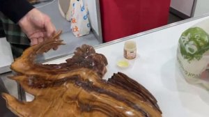 Белорусский резчик по дереву сотрудничает с маслами РФ производства Сигма колор выставка EXPOFORUM