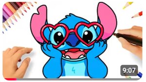 КАК РИСОВАТЬ ЗАДУМЧИВОГО СТИЧА 💗