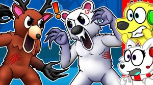 ОЛЕНЬ-МОНСТР VS ПОЛЯРНЫЙ МЕДВЕДЬ?! ROBLOX 99 НОЧЕЙ 🦌🔥