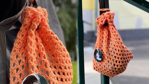 Мастер-класс  мини рюкзачок крючком