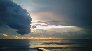 Грозовой закат. Адлер, 25.09.2021.