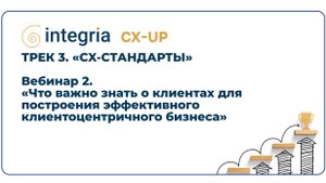 Трек 3. Вебинар 2.Что важно знать о клиентах для построения эффективного клиентоцентричного бизнеса