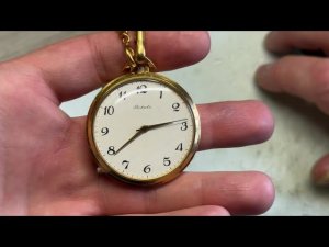 Александр Бродниковский-уникальные экспериментальные карманные часы Ракета 3056 1983 года СССР ПЧЗ