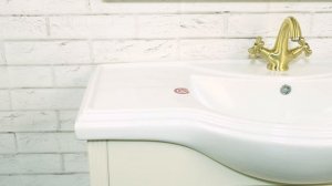 ЭЛЛИНА - 105 в цвете слоновая кость - комплект мебели для ванной комнаты, бренд ValenHouse