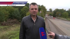 В Лыскове ремонтируют мост через реку Валава