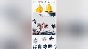 Девушка и волк. Пазлы. 36. Jigsaw puzzles.