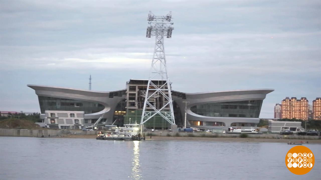 Из России в Китай - по канату! За 2,5 минуты! Доброе утро. Фрагмент выпуска от 11.09.2025