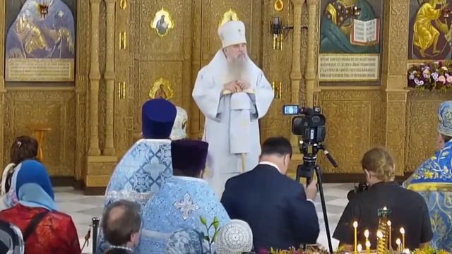 Феoдоровская икона Божией Матери. Проповедь митрополита Санкт-Петербургского и Ладожского Варсонофия смотреть онлайн