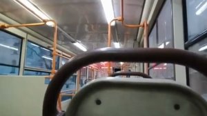 Нижегородский трамвай. Старый информатор в трамвае 71-407