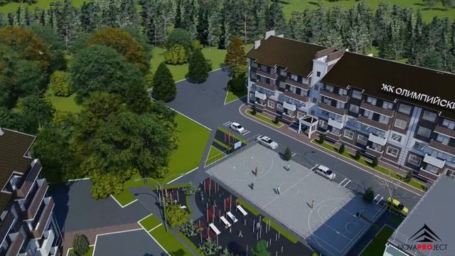 Эскизный проект застройки участка в городе Горячий Ключ смотреть онлайн