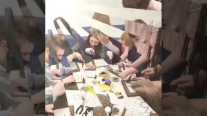 Картина из ниток и гвоздей ◆ Выездной Мастер-класс