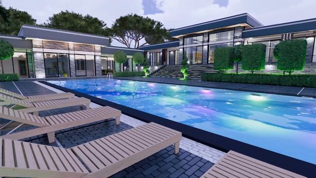 ночь схема освещения и ландшафтный дизайн смотреть онлайн