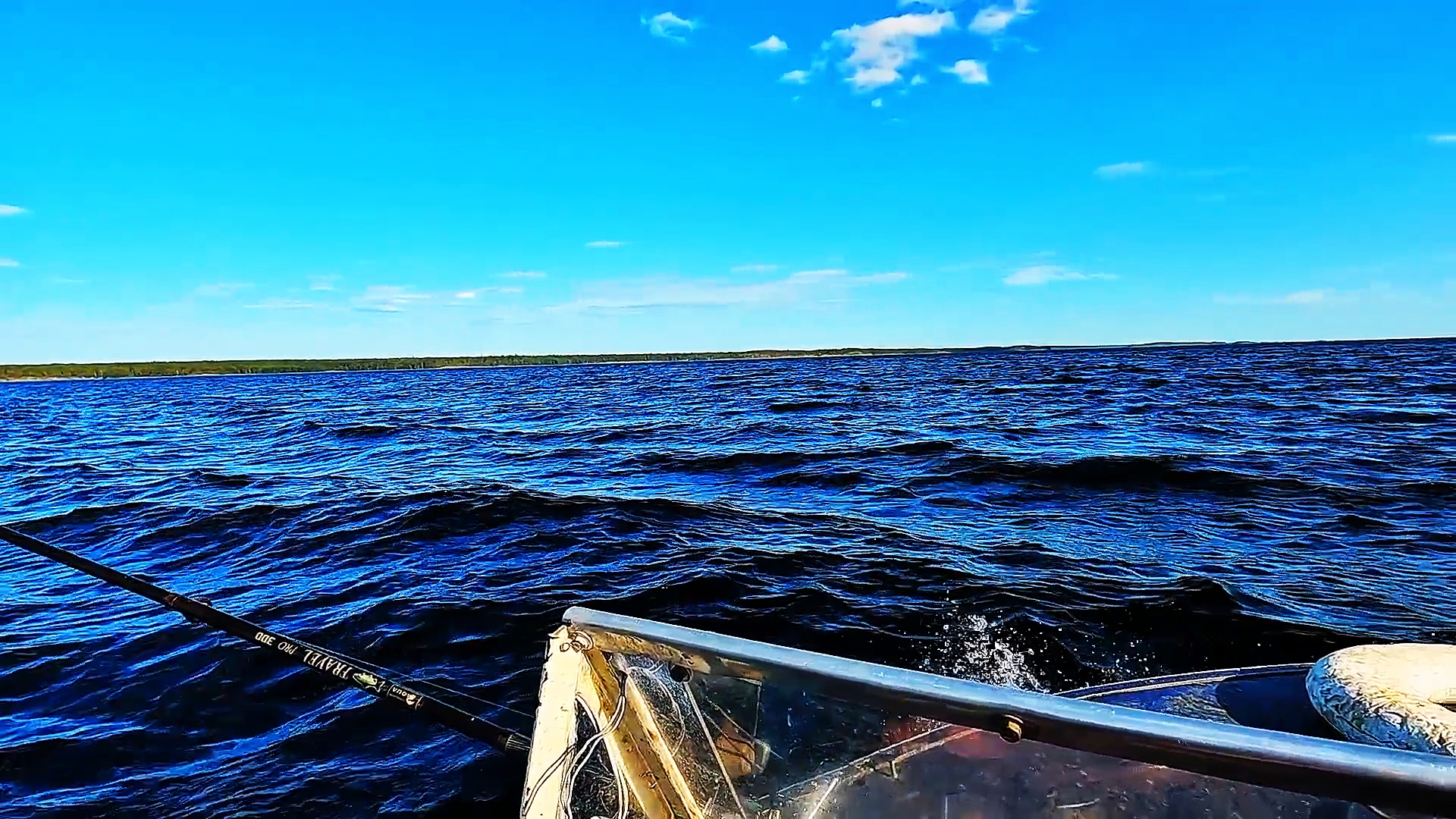 Выехал на рыбалку но ветер меня прогнал