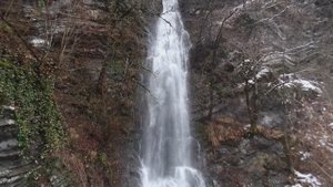 Девичьи слезы водопад, район Красной Поляны Сочи. 18.01.2021