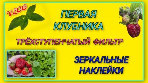 🍒 Трёхступенчатый фильтр для воды/ Зеркальные наклейки/ Спать будет мягче/ Первый урожай клубники