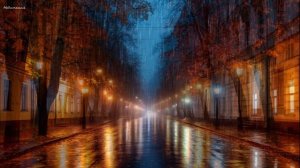 Ночной дождь | Одинокий город для размышлений, релакса и глубокого сна