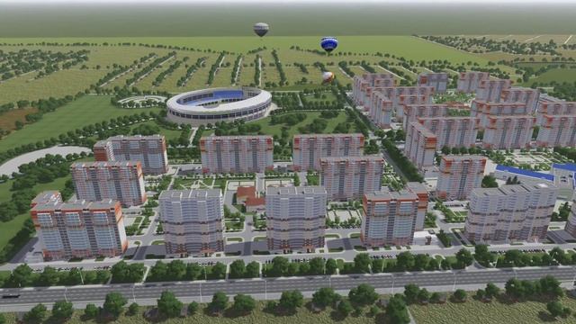 Микрорайон Суворовский Ростов-на-Дону от компании Novaproject смотреть онлайн