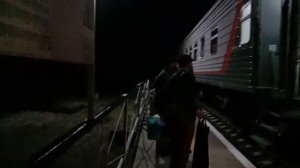 Садим на поезд брата Сергея 04 08 2025