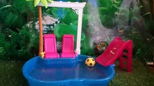 Обзор на Гламурный бассейн для Барби