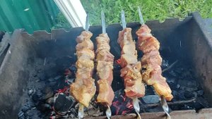 Шашлык из Свиной Шейки - Просто жарим без комментариев