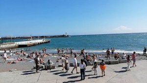 Ялта. Набережная. Сентябрь.