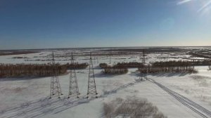 Восстановление оптического кабеля через реку Иртыш возле Тобольска