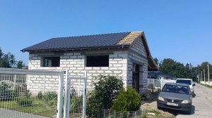 Этапы строительства гаража с навесом в ЖК Клинцовка Вилладж г. Зеленоградск Калининградской области