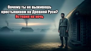 Почему ты не выживешь крестьянином на Древней Руси | История для сна