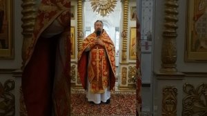 Проповедь в день Усекновения главы Иоанна Крестителя, 11 сентября 2025