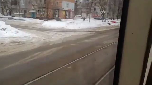 Нижегородский трамвай. Старый информатор в вагоне КТМ-19 № 3202 смотреть онлайн