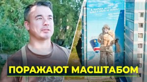 В Новом Уренгое украшают дома муралами