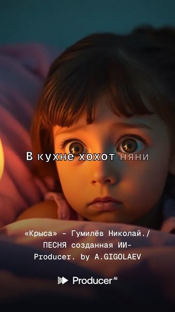 «Крыса» - Гумилёв Николай.ПЕСНЯ созданная ИИ-Producer